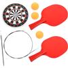 Kichvoe Allenatore per Ping Pong da Tavolo Elastico, Portatile e Pratico | Uso Semplice per Ragazzi, Migliora le Abilità nel Gioco, Materiali PP Acciaio Inox Legno Colore Casuale Stile Casuale