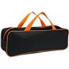 Fauhapyway Borsa portaoggetti per accessori per barbecue, 600D, Oxford resistente alle intemperie, per barbecue, per feste in giardino, arancione, nero, arancione., Arancione, 38 cm, Accessori per