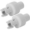 Ycauty Set di 2 connettori per valvole dell'aria in PVC per kayak