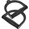 ibasenice 2 Pezzi Cable Machine Attachment Maniglie per Allenamento in plastica Nera, Leggere e Portatili, per Esercizi con Attrezzi da Palestra e Bande Elastiche