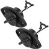 CALLARON 2 Pezzi Tappo di Drenaggio per Kayak e Canoa in ABS Nero