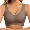 Fittingirls Reggiseno Sportivo Donna-Microfibra Senza Ferretto Seamless, Sostegno Forte per Yoga e Ginnastica, Comfy per Uso Attivo e Quotidiano