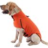 TARFEPA Maglioni in pile per cani, pigiama tuta per cani (arancione, 2XL) | Abbigliamento per cani con collo alto e foro per guinzaglio, gilet per il freddo, tuta intera per cani di taglia piccola