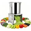 BoTongSiHai Tritatutto Per Verdure In Acciaio Inox 2800r/min - Macchina Per Mangime Avicolo, 4 Lame, 50-200kg/h, Processore Commerciale, Include Paletta E Coperchio Antischizzo