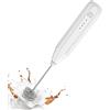 Generic Montalatte elettrico per caffè | Montalatte istantaneo regolabile a 3 velocità, miscelatore portatile ricaricabile per bevande, uova, latte, tè, cappuccino, matcha