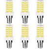 RANBOO Lampadina LED E14 10W Equivalente 50W-100W Lampada Alogena 800LM Bianco Freddo 6000K 220-240V Non Dimmerabile Nessun Sfarfallio, Risparmio Energetico, per Lampadari, Plafoniere e Applique, 6 Pezzi