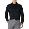 Amazon Essentials Camicie Eleganti Button-Down a Maniche Lunghe, Vestibilità Classica in Tessuto Elasticizzato Uomo, Nero, XS