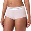 Calvin Klein Pantaloncini Hipster da Donna con Logo in Vita, Hawaii Orchidea, M