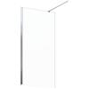 SENSEA Walk-in L 90 x H 200 cm, vetro 8 mm vetro senza finitura / trasparente cromo
