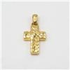 Ciondolo in oro giallo 18 kt a Croce E.166