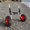 Carrello Porta Kayak con Ruote Smontabile Anodizzato per Spiaggia