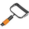 Fiskars GG139970 Sarchiatore Lama Acciaio Quickfit | Larghezza: 15,5 cm, Lama in acciaio, Nero/Arancione, QuikFit, 1000738