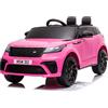 Auto Elettrica Macchina per Bambini RANGE ROVER VELAR 12V-Rosa