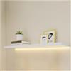 VAYEODEYU Scaffali galleggianti, 1 pz espositori galleggianti montati a parete luci LED luminose integrate, scaffale mobile in laminato scaffale creativo(Style 4,100cm/39.3in)