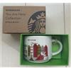 Starbucks Belgio Starbucks mini tazza tazza DEMI Belgio 2 oz ORNAMENTO sei qui NUOVO