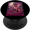 Halloween Glam Retro Vintage Comics Pop Bewtiched Belga Malinois Zombie Undead Ghost Spettrale Spaventoso PopSockets PopGrip Adesivo