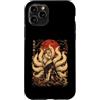 Sushi Techwear Tokyo Noodles Japanese St Custodia per iPhone 11 Pro Otaku Kawaii Anime Manga Samurai Ramen Y2K Cyberpunk Japan