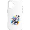 Simpatici Animali della Foresta Acquerel Custodia per iPhone 16 Simpatica Moffetta Acquerello Schizzi Colorati