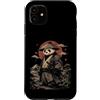 Sushi Techwear Tokyo Noodles Japanese St Custodia per iPhone 11 Otaku Kawaii Anime Manga Samurai Ramen Y2K Cyberpunk Japan