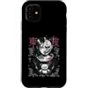 TOKYO WAVES Horror Anime Manga Designs Custodia per iPhone 11 Horror Anime Goth Girl Oni Maschera Raccapricciante giapponese Horror Manga
