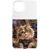 FELINE PET CAT STREETWEAR Custodia per iPhone 15 Plus Divertente gioco per gatti da gioco Meow ripetere disordine stanza umorismo