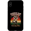 Curiosity Raccoon Science Lab Custodia per iPhone XS Max Science Fair Raccoon Curiosity vince STEM
