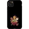 Cute Anime Cat Ramen Christmas Apparel & Custodia per iPhone 11 Pro Max Carino Natale Ramen Cats Anime Neko Noodles Natale