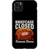 Funny Retirement Closed Humor Custodia per iPhone 11 Pro Max Cartella chiusa Carriera Fatto