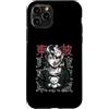 Japanese Horror Anime Aesthetic by Tokyo Custodia per iPhone 11 Pro Giapponese Horror Anime Manga Y2K Hannya Oni Maschera Ragazza Goth