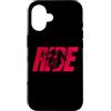 Teschio Moto Biker Studio Custodia per iPhone 16 Teschio Moto Biker Scheletro Motociclista Grafica