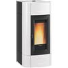 Extraflame Termostufa a pellet ventilata ISIDORA IDRO H20 5.0.16 Bianco - 001291904. PRONTA CONSEGNA