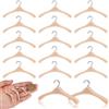 AHANDMAKER 30 Pezzi in Miniatura Abiti Gancio Di Plastica Appeso Abito Armadio Accessori Vestiti Stand Vestito Su Stand Vestiti Piccoli Ganci Per Casa Delle Bambole In Miniatura Decorazione