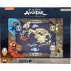 AQUARIUS Avatar Map Puzzle (1000 pezzi Jigsaw Puzzle) - Licenza ufficiale Avatar: The Last Airbender Merchandise & Collectibles - Glare Free - Precisione Fit - 50 x 60 cm