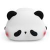 Muitomas Lampada Panda in Silicone Soft Touch, Lampada da Comodino LED Multicolore Touch, Ricaricabile USB-C Senza Fili, Luce Notturna per Bambini e Camera da Letto