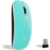 TQQ Mouse wireless ricaricabile, mouse retroilluminato a 7 colori con mini ricevitore USB da 2,4 GHz, mouse gaming, compatibile con laptop, PC, computer, Chromebook, Notebook e iPad Etc