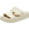 Crocs Getaway Sandali da donna con plateau e cinturino ad H, sandali con zeppa da donna, arenaria, 38/39