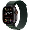 Apple Watch Ultra 2 GPS + Cellular 49mm Cassa Titanio Nero con Dark Green Alpine
