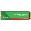 Western Digital Green WD SN3000 NVMe 500 GB M.2 PCI Express 4.0 QLC 3D NAND (WD