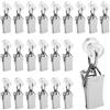 EASYKEENECOM 55 mollette a T Glider, fermagli e clips per tenda, ganci per tende su binari a T