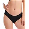 Sloggi Donna Zero Modal 2.0 Hipster, Nero, M