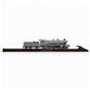 Modello Ferroviario con Espositore Dettagliato Treno Storico per Vetrina, Studio