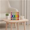 Puzzle in Legno con Blocchi Acrilici Montessoriano per Casa, Scuola Infanzia