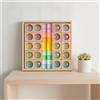 Puzzle in Legno con Blocchi Acrilici Montessoriano per Casa, Scuola Infanzia