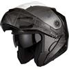 EOLE casco modulare RIFLE Nero - omologato ECE R 22.06 - Taglia M (57-58 cm) - Calotta in ABS