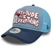 New Era Attitude Is Everything A-Frame Trucker cap Blu