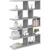 vidaXL Scaffale da parete Sonoma grigio 70 x 20 x 100 cm