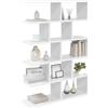 vidaXL Scaffale da parete Bianco 70 x 20 x 100 cm Legno ingegnerizzato