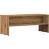 GHVBNMF Mobile TV in rovere Artisan, 100 x 40 x 40 cm, in legno | Mobile basso compatto effetto rovere con ampio spazio per soggiorno e camera da letto. Piano superiore stabile per TV.
