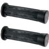 cyclingcolors Manopole moto 125 mm diametro 24 mm in gomma per manubrio compatibile con Vespa PK 50 cc, nero