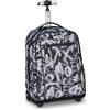 Appack Big Trolley, 35 L, Singola Barra Telescopica, Spallacci a scomparsa, Doppio uso, Tasca frontale, Scuola elementare, Jet Black, Bambini e Ragazzi, grigio